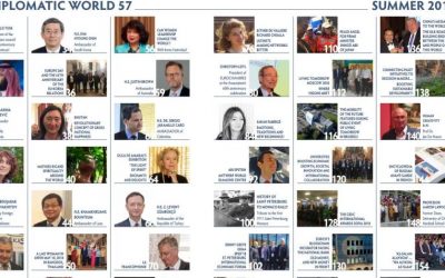 Naujoks im Interview in der „Diplomatic World“